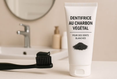 Dentifrice au charbon pour dents blanches