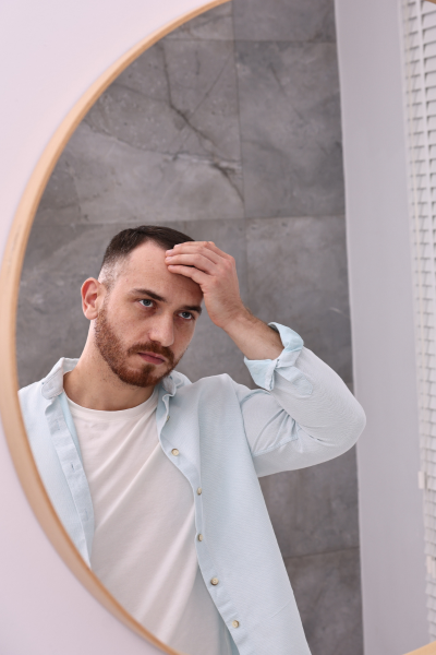 homme sensible aux produits