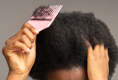 cheveux crépus afro